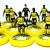 Subbuteo Andrew Table Soccer AEK Athens 2024-25 on WSB Professional bases